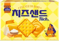 크라운 치즈샌드 180g 상품 이미지