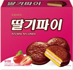 크라운 딸기파이 300g 상품 이미지