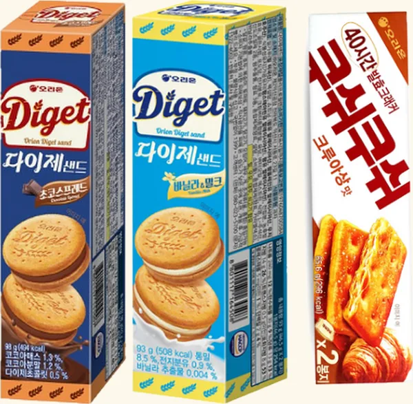 다이제샌드 2종, 쿠쉬쿠쉬 상품 이미지