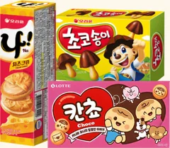 나샌드,초코송이,칸초 상품 이미지